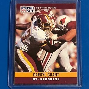 Darryl Grant #322 1990 Pro Set Football Trading Card